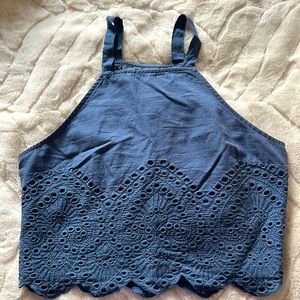 Blue tank top From Abercrombie & Fitch in size Medium